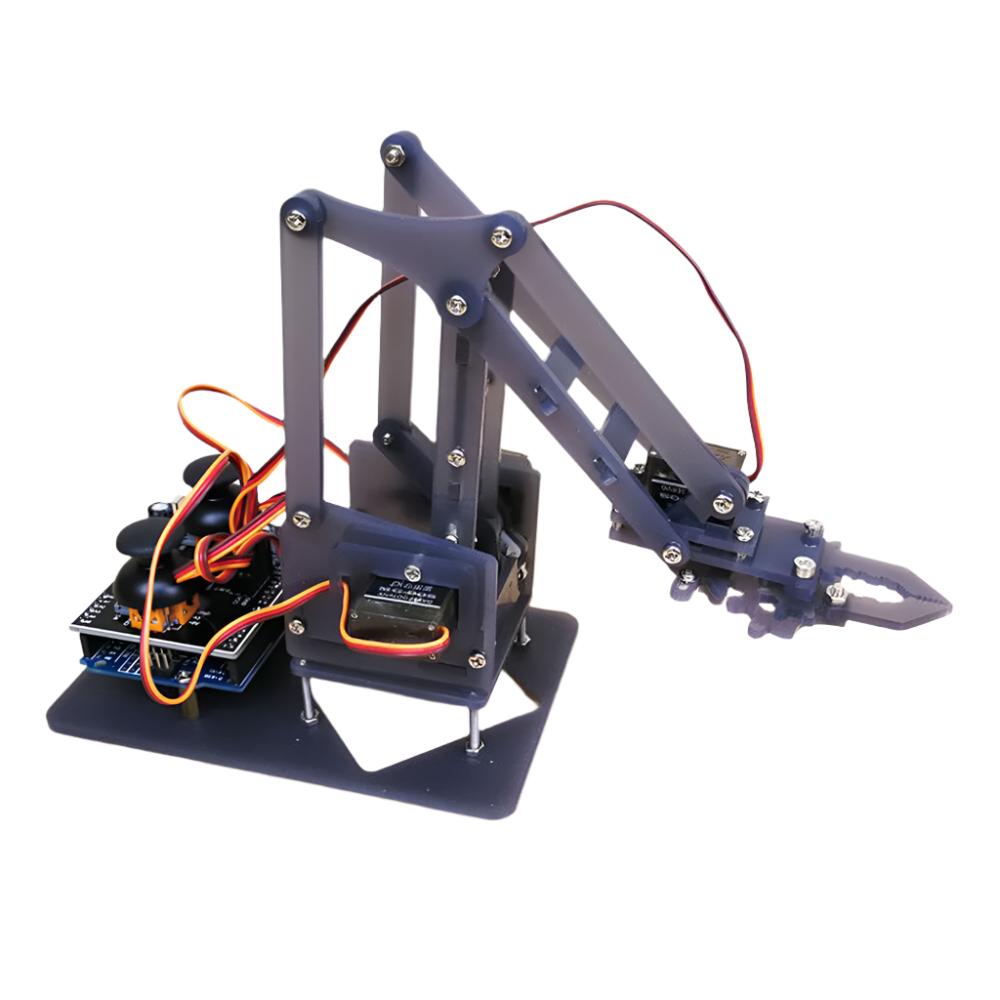 Desktop Robotic Arm Acrylic Manipulator UN0 Robot Electronic DIY Kit