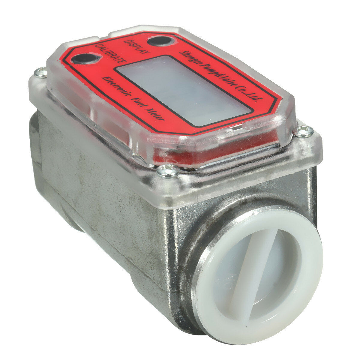 1inch Digital Oval Gear Turbine Flow Meter Kerosene Fuel Flow Meter 15-120L/Min