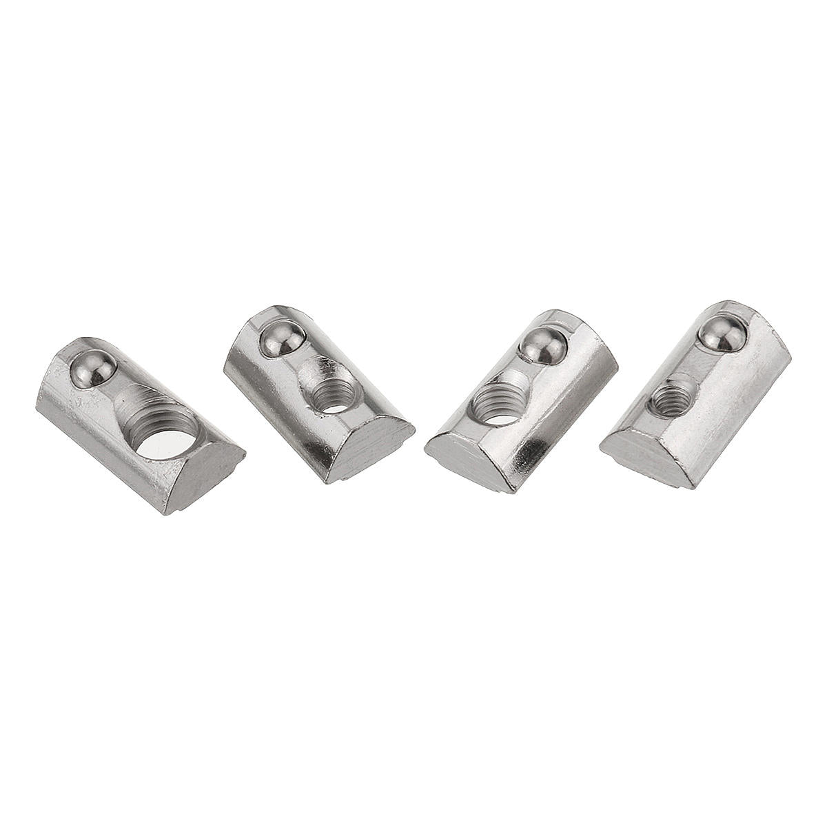 50pcs 20 Series Elastic Nut Round Roll T Slot Spring Nut for 20 Series Aluminum Profile