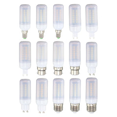 E27 E14 B22 G9 GU10 4.5W 48 SMD 5050 LED Pure White Warm White Natural White Cover Corn Bulb AC 220V