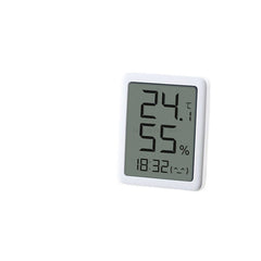 2PCS Miaomiaoce E-ink Screen LCD Large Digital Display Thermometer Hygrometer Clock Temperature Humidity Sensor