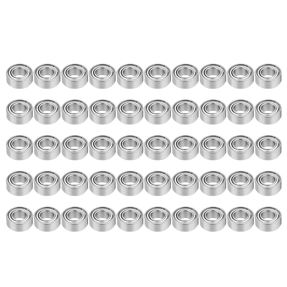 50Pcs 5x10x4mm Metal Sealed Shielded Deep Groove Ball Bearing MR105ZZ