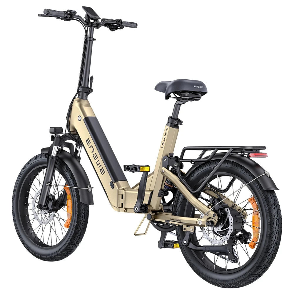 Electric Bicycle 13.5Ah 48V 250W Motor Recommended Top Speed 25KM/H 20 Inches Tire Electric Bike 135km Mileage Max Load 150Kg