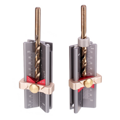 3-in-1 Multifunction Measuring Gauge for Drill Depth, Angle & Table Saw Height - Aluminum Alloy, Metric & Inch Scale