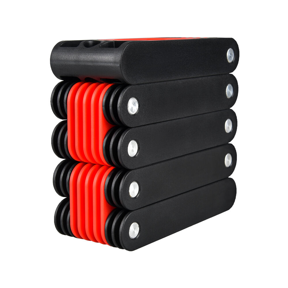 Multi-Function Foldable Ruler with Clear Vials for Accurate Measurements, Space-Saving Design, Ideal for Travel and Versatile Jobs