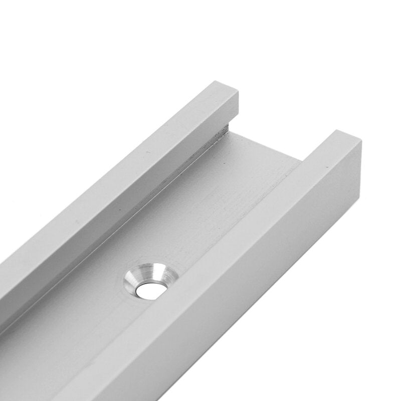 Aluminium Alloy Miter Bar for Table Saw - 450mm Adjustable Runner, Silver, Durable, Universal Mounting Holes