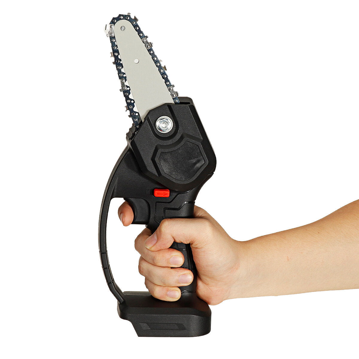 550W 4" Mini Cordless One-Hand Saw Woodworking Electric Chain Saw Wood Cutter