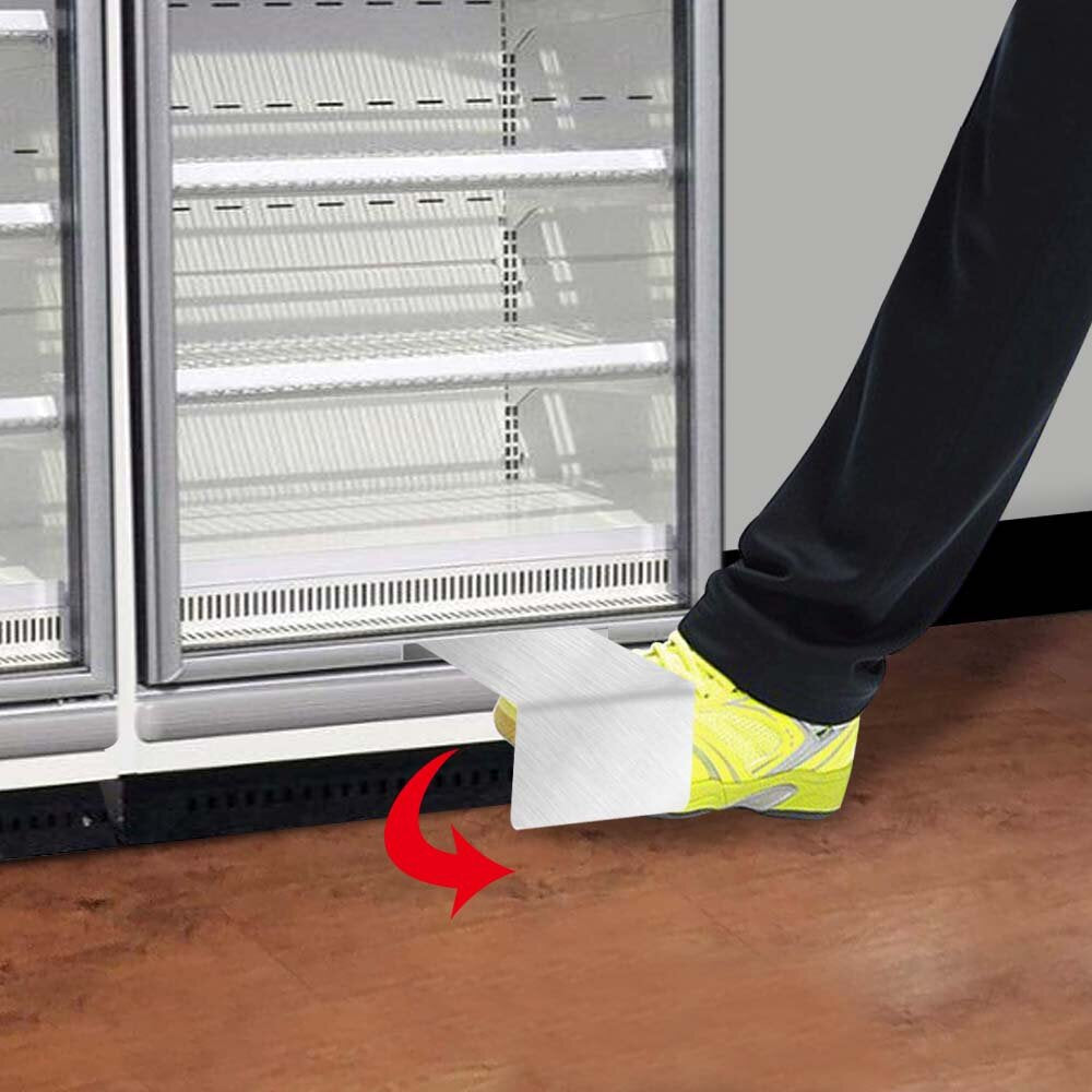 Non-contact Pedal Door Handle Hands Free Foot Door Opener Handle Bracket Thick Metal Convenience Home Door Opener Accessories