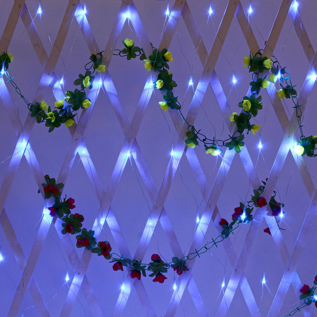 3M*2M 192LED Waterproof Net String Curtain Fairy Light for Holiday Wedding Party EU Plug AC220V