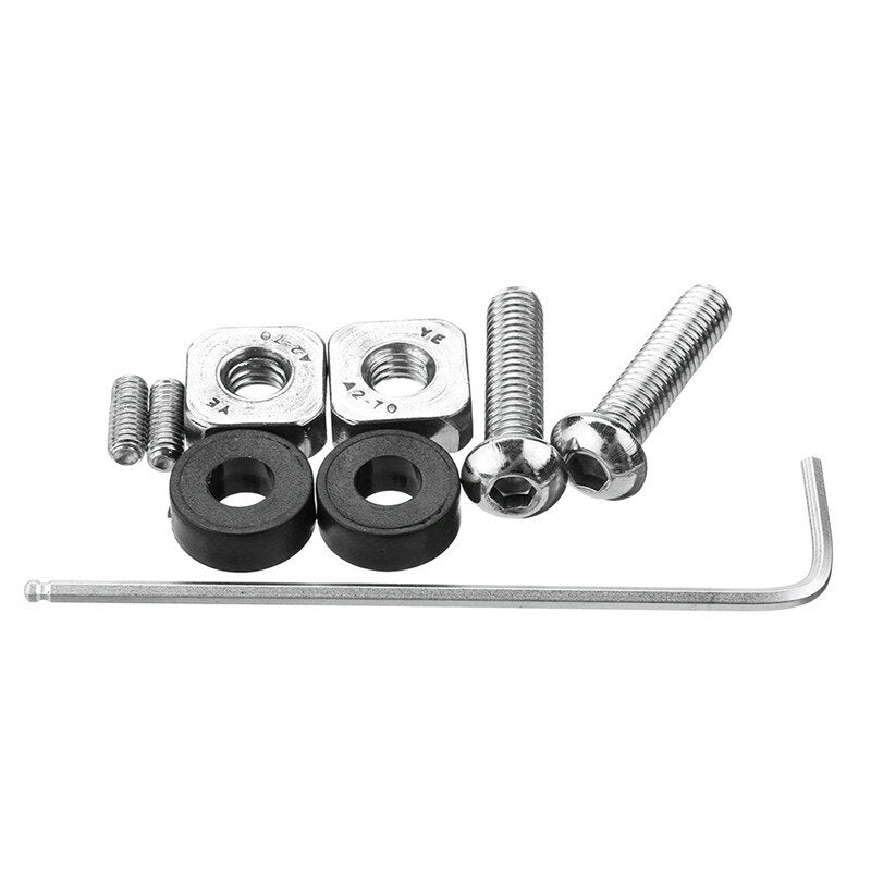 Adjustable Black Aluminum Miter Stop for Woodworking - Sturdy Flip Stop with 10mm Micro-Adjustment, T-Track Compatible