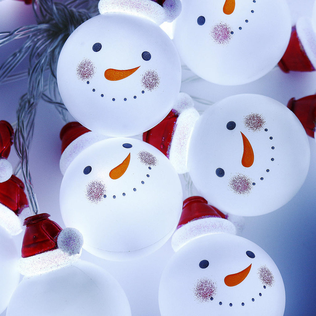 Battery Operated 1.5M 3M Christmas Snow Man LED Fairy String Light  Christmas Holiday Decor