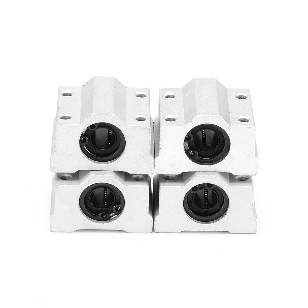 15pcs 600mm Optical Axis Guide Bearing Housings Linear Rail Shaft Support Set