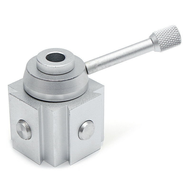 Mini Quick Change Tool Post Holder Set with 9pcs 3/8 Inch Boring Bar and 5pcs Indexable Blade