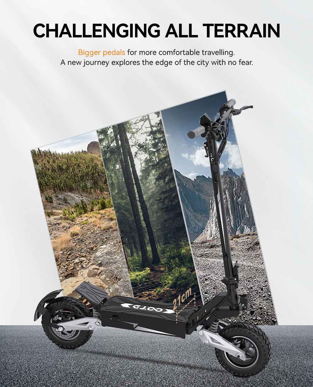 Electric Scooter 48V 18AH Battery 900W Motor Recommended Top Speed 25KM/H 11inches Tires 80KM Max Mileage 120KG Max Load Folding E-Scooter