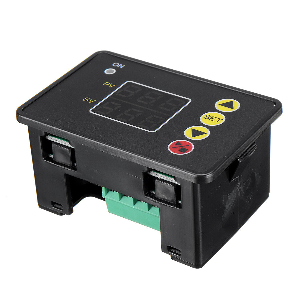 5Pcs T2310 DC12V Programmable Digital Time Delay Switch Relay T2310 Normally Open Timer Control Module 0-999S/Min/Hour