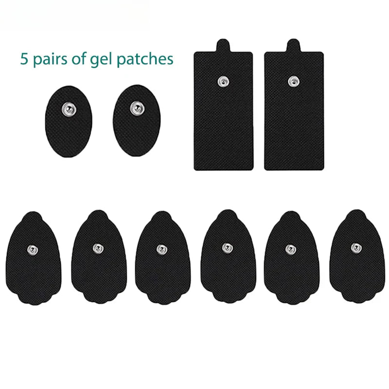 Dual Channel TENS EMS Unit - 36 Modes Muscle Stimulator for Pain Relief, 10 Pads, Portable with Storage Bag