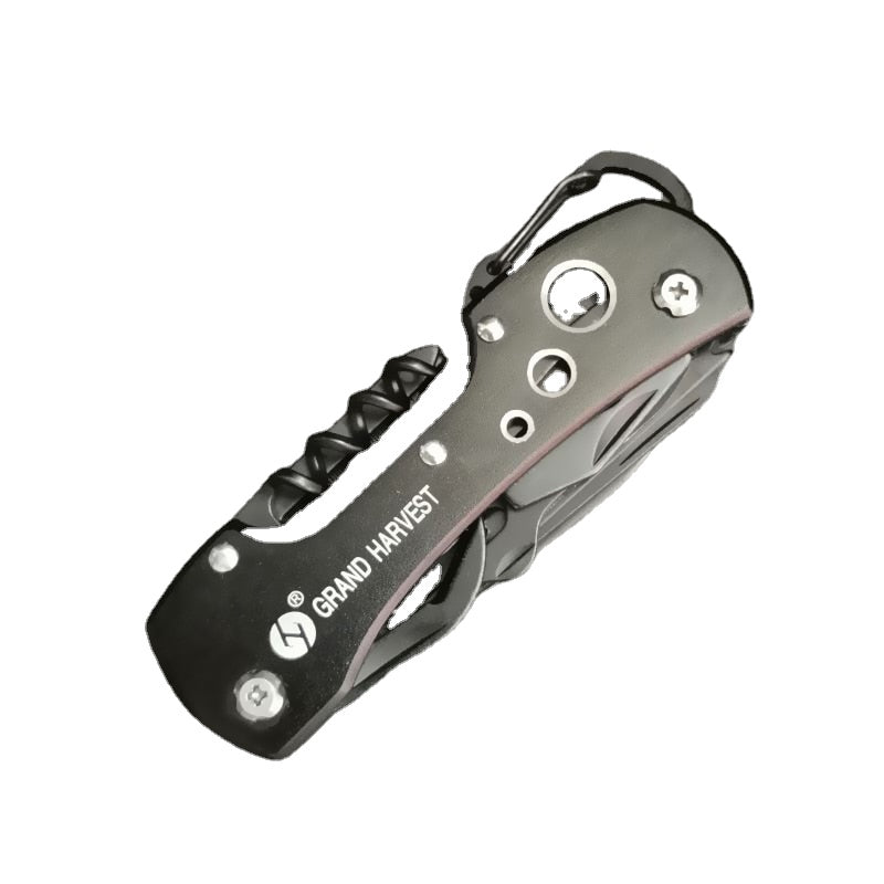 Black Multifunction Swiss Knife Outdoor Camping Survival Army Folding Knife EDC Multi Purpose Tool