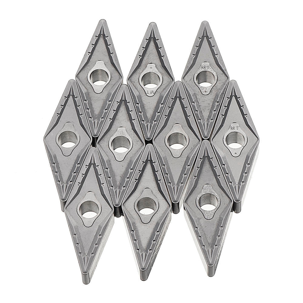 10pcs VNMG160408-TC NX525 Carbide Insert for Lathe Turning Tool Holder