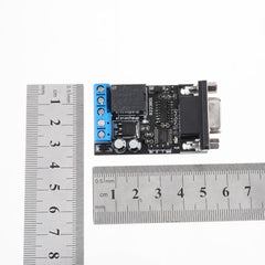 DC 12V RS232 Serial Port Delay Relay Switch Module PC COM DB9 ARM MCU UART Remote Control Board
