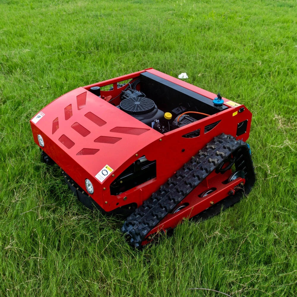 Remote Control Lawn Mower, 800mm Cutting Width, Adjustable Height, 2-4.2 Acres/Hour, 45° Slope Capability & 680m Range