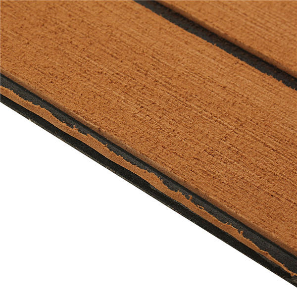 240cm x 90cm x 5mm EVA Foam Teak Sheet Boat Yacht Synthetic Teak Decking With Glue