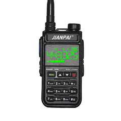 10W 5800mAh Fluorescent LED Display Walkie Talkie Intelligent Noise Reduction High Power FM Two Way Radio SOS for Hotel Sailing Hiking