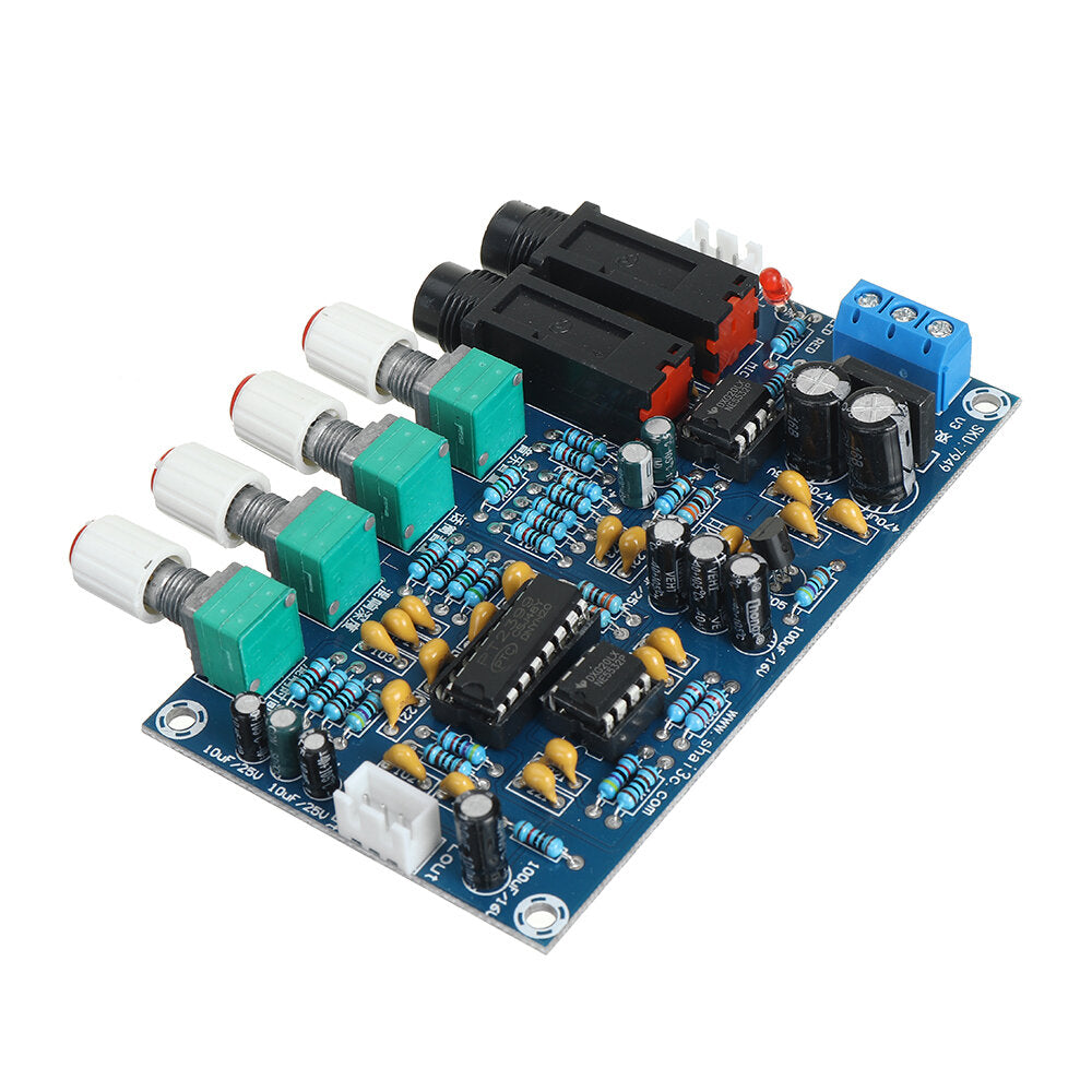Digital Microphone Amplifier Board Karaoke Reverberation Board Karaoke OK Amplifier Module Dual AC12V