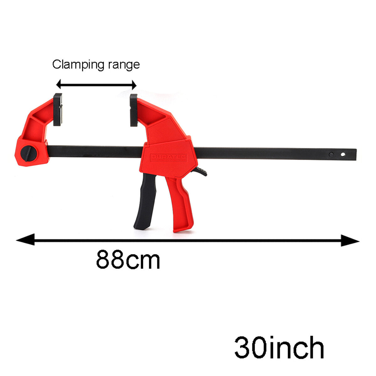 30/36 Inch Heavy Duty F Clamp WoodWorking Quick Grip Bar Plastic Grip Wood Clamp