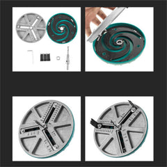 Adjustable Woodworking Hole Driller 45-130mm with Triple Blades for Clean Cuts - Fits 10mm Cordless Drills