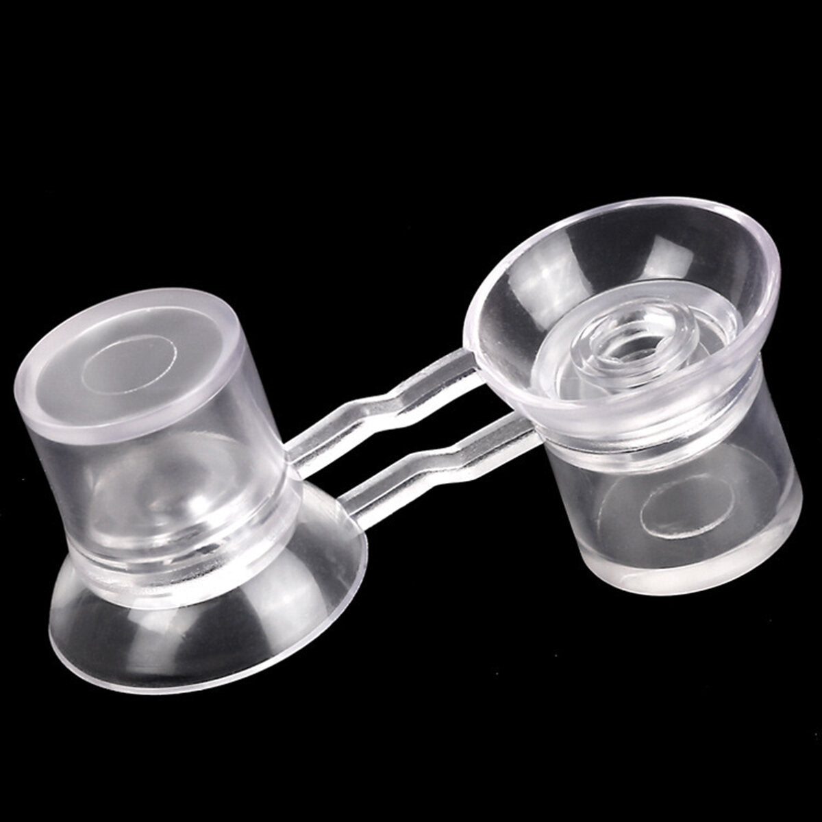 100Pcs 3" 75mm Corruhated Roofing Plastic Screw Cover Clear Strap Caps