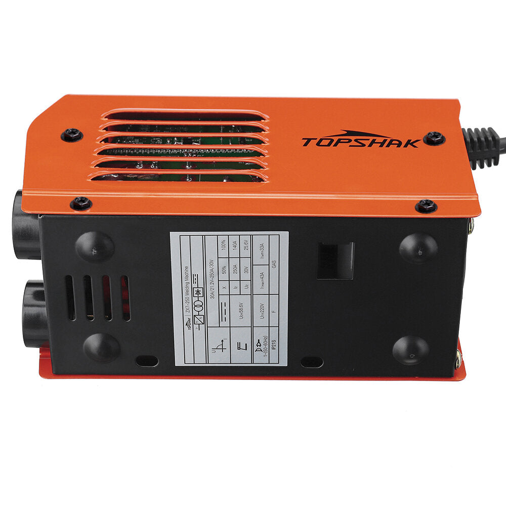 250A 220V Mini Electric Welding Machine Portable Digital Display MMA ARC DC Inverter Plastic Welder Weld Equipment
