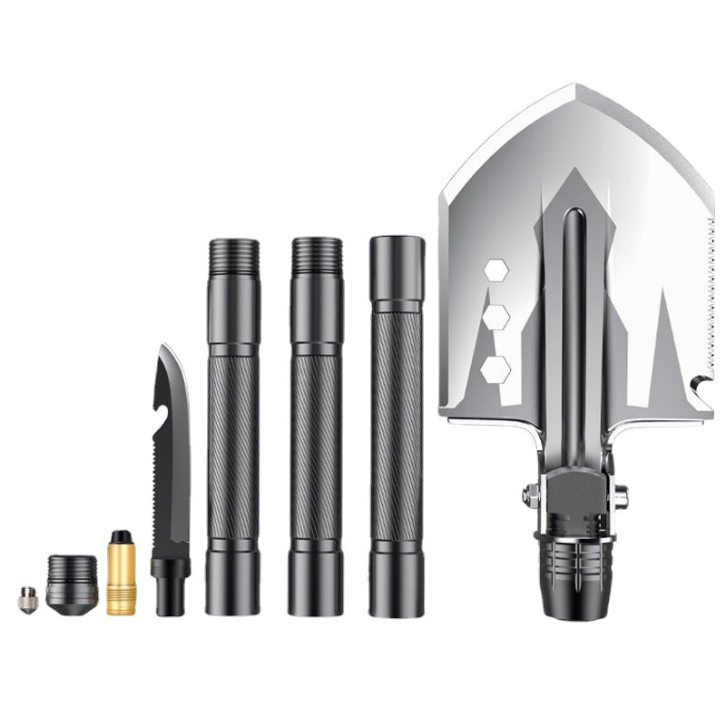 Military Tactical Multifunction Shovel Outdoor Nuggets Tools Camping Survival Folding Spade Tool Car Equipment Snow Shovel