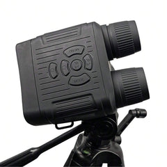 Adjustable Dual Camera 2.7K Video Recorder, 8MP, 10X Digital Zoom, Rechargeable Battery, 3" TFT LCD, Micro SD Support