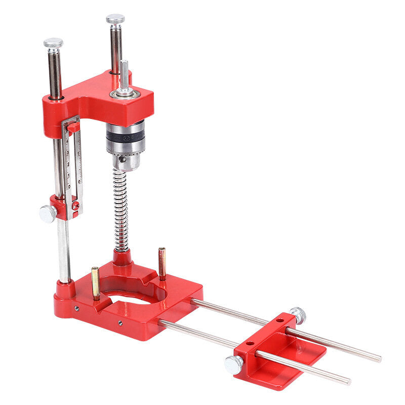Woodworking Drill Locator - Lightweight Aluminum Alloy, Adjustable Fence, Quick Grip, for Efficient Centerline Drilling