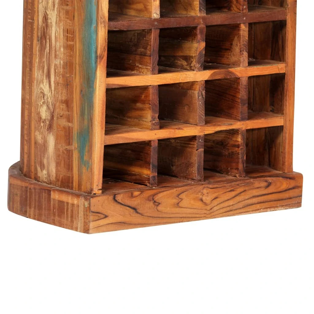 Wine rack 50x40x180 cm solid recycled wood
