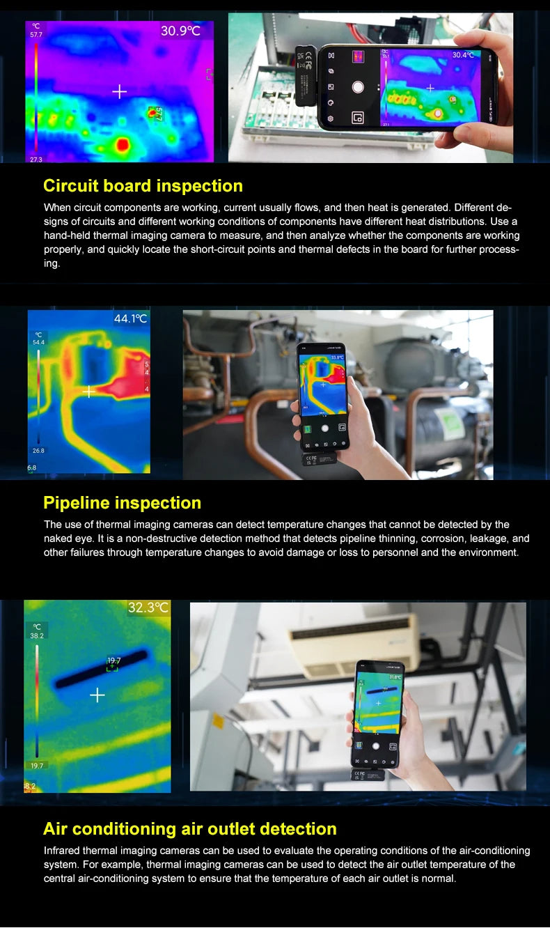 GreenZech Mobile 120 Series | Smartphone Thermal Imaging Camera | 120x90 HD Infrared Imager for iOS & Android