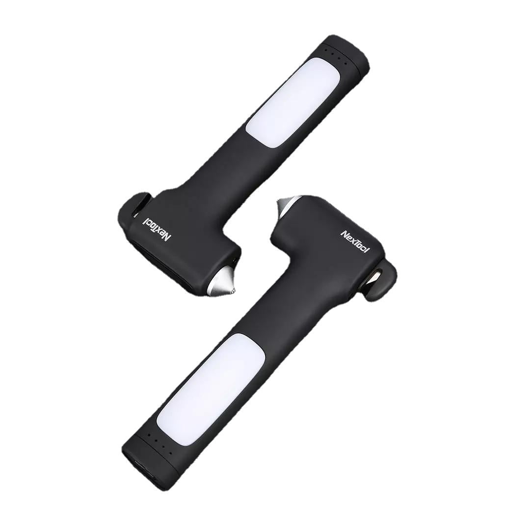 Multifunction Life-saving Hammers Window Breaker EDC Safety Belt Rope Cutter USB Survival Hammer Emergency Light Mobile Power Bank From You Pin