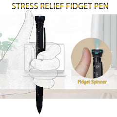 12-in-1 Multifunctional Pen with LED Light, Massager, Rulers, Screwdrivers & More - Durable, Portable Gift Set