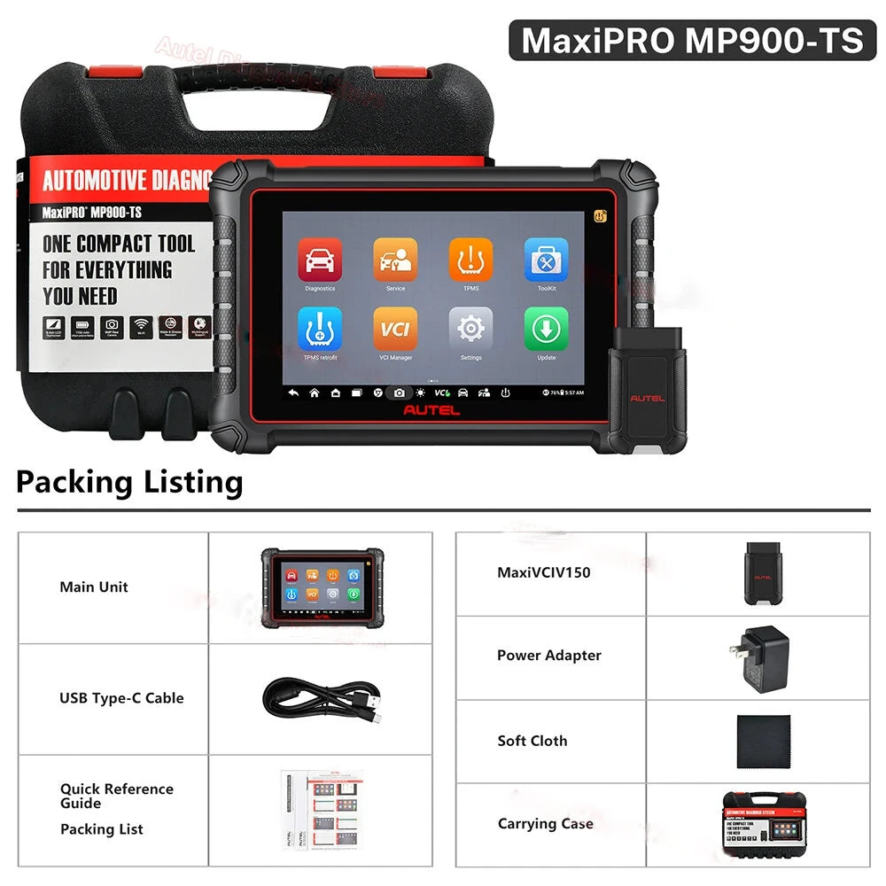 OBD2 Code Reader Car Diagnostics Scanner TPMS Programming Tools CAN FD DoIP Upgraded of MP808S TS MP900BT