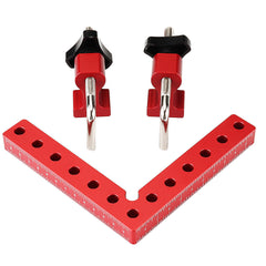 Woodworking Precision Clamping Square - L-Shaped Fixture for Panel Positioning & Right Angle Alignment Tool
