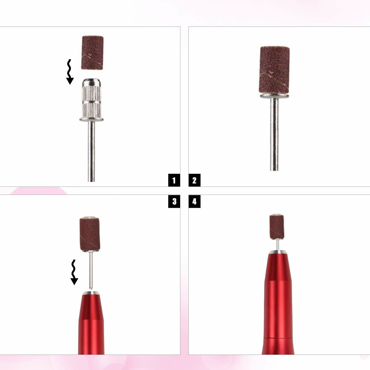 12V Professional USB Electric Nail Drill Tools Machine Portable Salon Manicure Polishing File