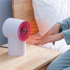 Compact Electric Desktop Heater for Home, Dorm & Office with Oscillation