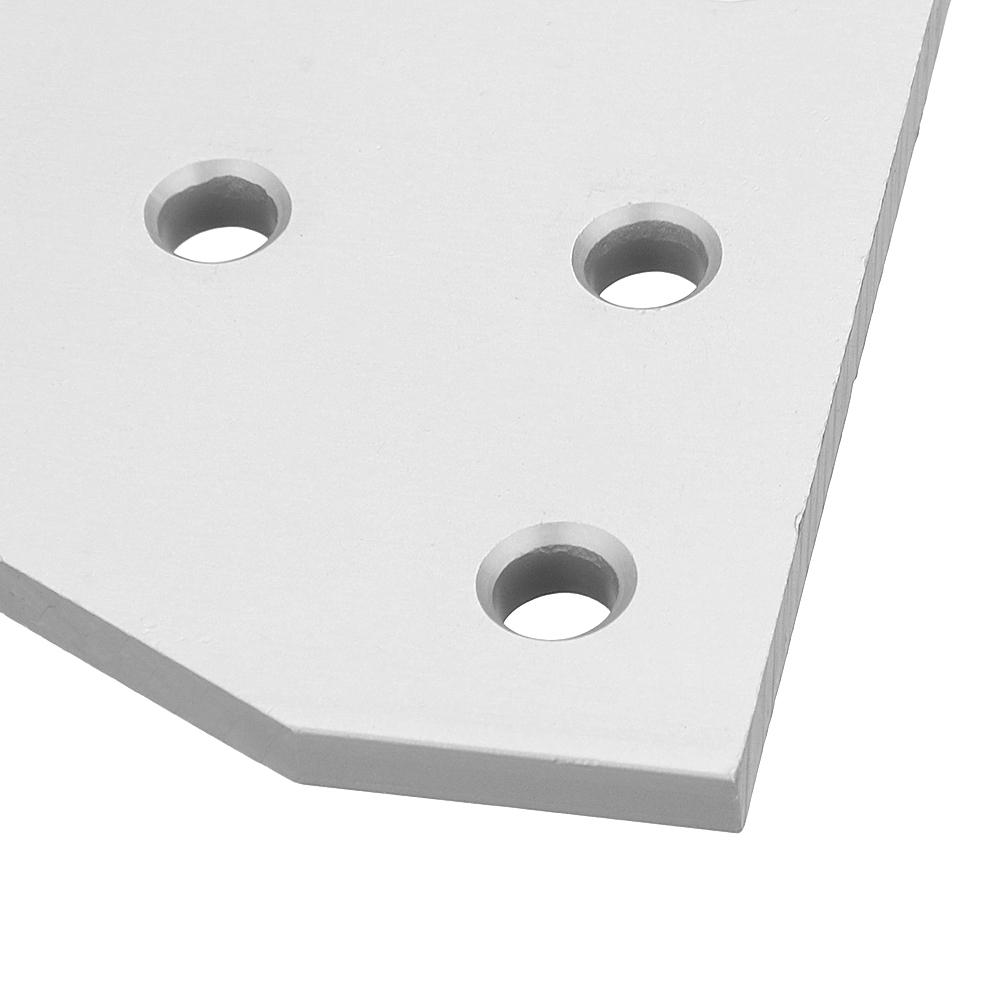 Aluminum 5 Holes T Shape Join Plate Corner Bracket for 2020 V-slot Aluminum Profile