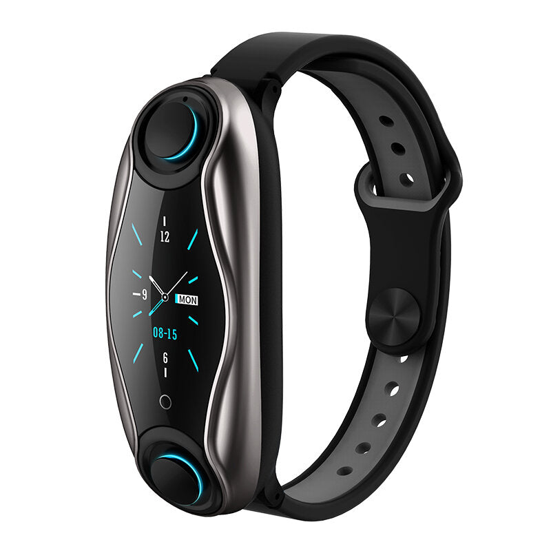 Wireless Earbud Smart Watch Bluetooth Earphone Bluetooth Calling Music Weather Display Watch
