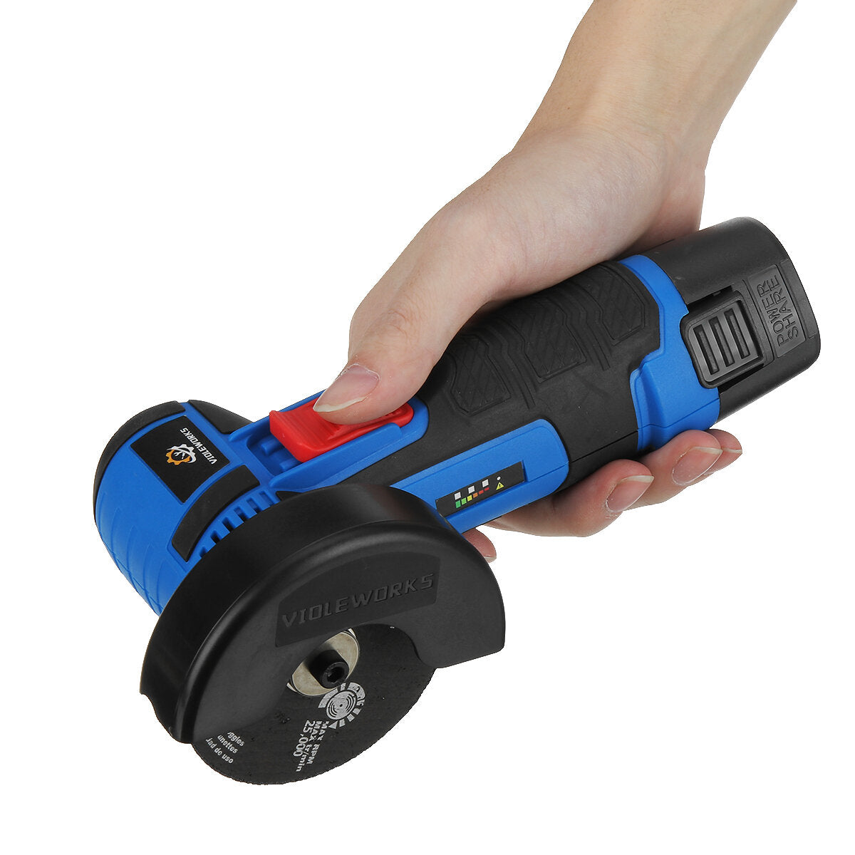 12V Mini Brushless Angle Grinder Cordless Polishing Grinding Machine Electric Power Cutter