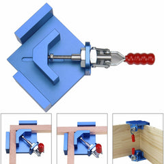 CNC Machined Angle Clamp, Fast Clamping, High Precision, Aluminum Alloy, 9-30mm Thickness, Blue & Red, Corrosion Resistant