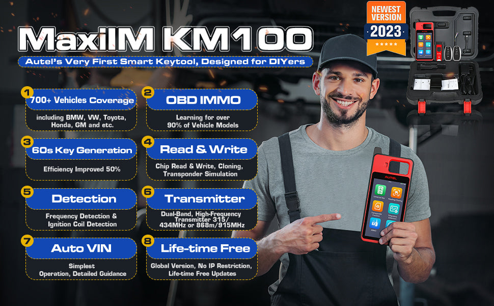 Key Fob Programmer Immobilizer Tool Key Creation IMMO Learning Chip Read Cloning Frequency