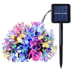 Solar LED String Christmas Blossom Lights Party Lamp 8 Mode