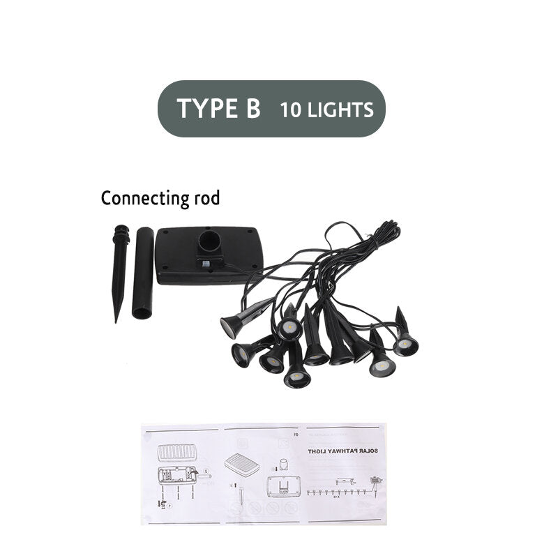 50cm LED Solar Lamp LED Outdoor String Lights Garden Waterproof Light