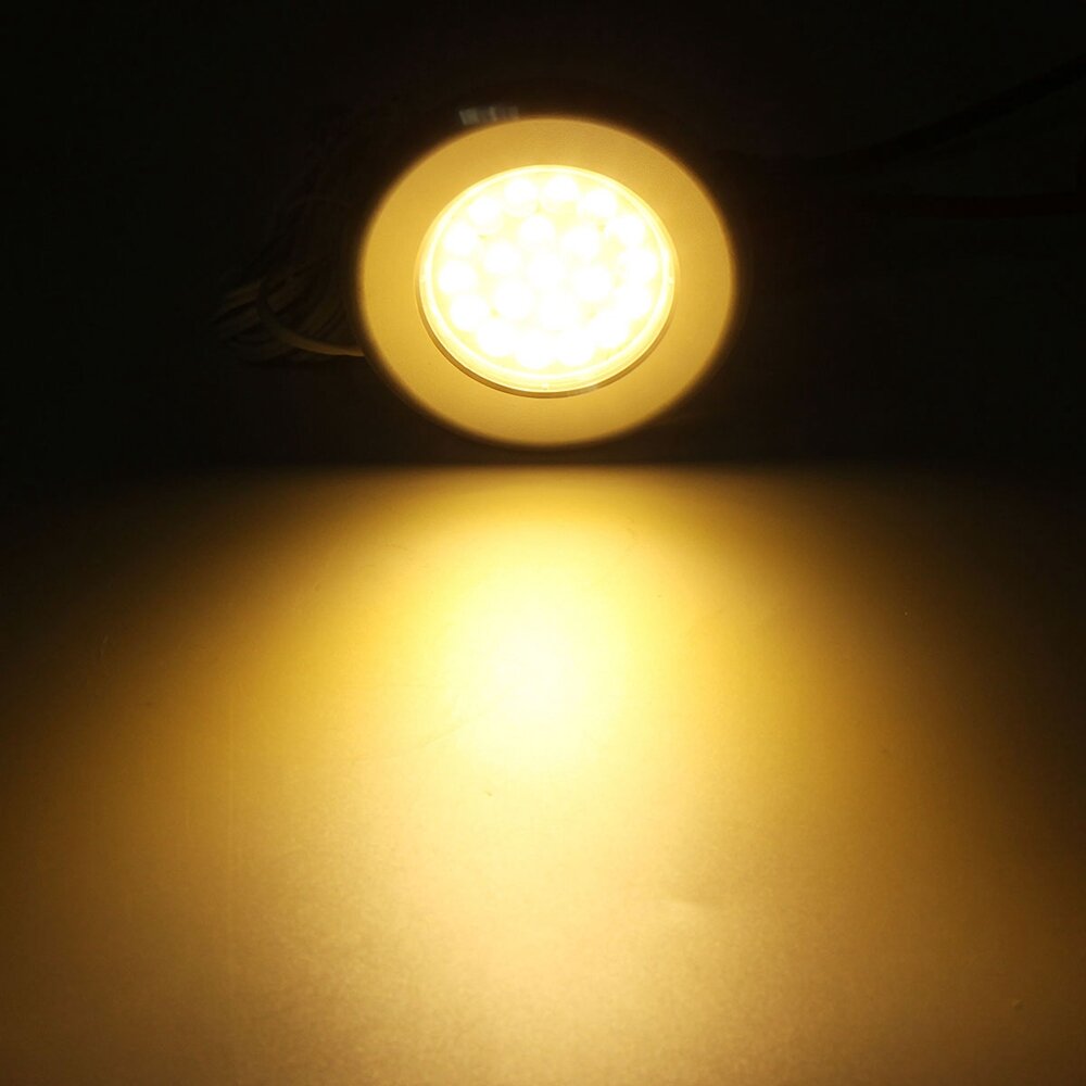 12V 21 LED Spot Light Ceiling Lamp For Caravan Camper Van Motorhome Boat